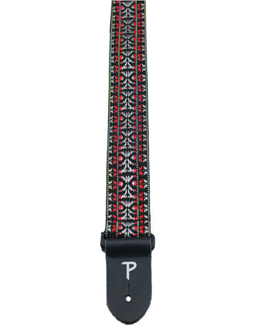 Perris Silver / Red Hootenanny Guitar Strap