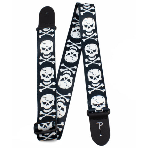 Perris SKULL AND BONES GUITAR STRAP