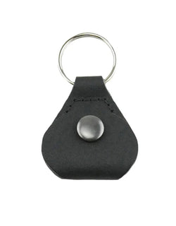 Perris Black Leather Guitar Pick Keychain