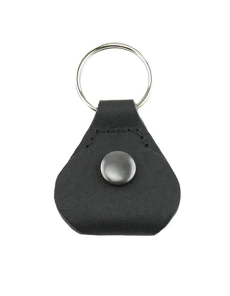Perris Black Leather Guitar Pick Keychain