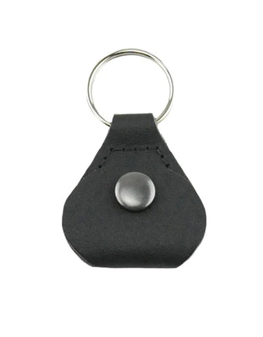 Perris Black Leather Guitar Pick Keychain