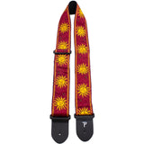 Perris Gold Burgundy JACQUARD Guitar Strap