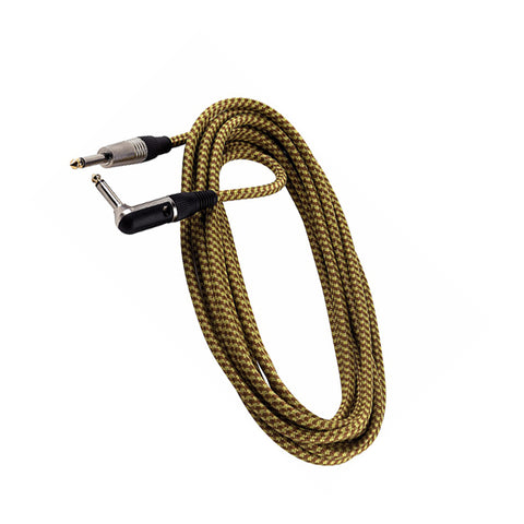 RockCable 3M Instrument Cable - angled / straight TS Gold