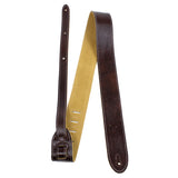 Perris 2” Chocolate Brown Deluxe Italian Leather Strap