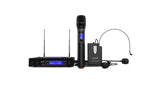 Audibax Missouri 3000 Black Dual VHF Wireless Microphone System