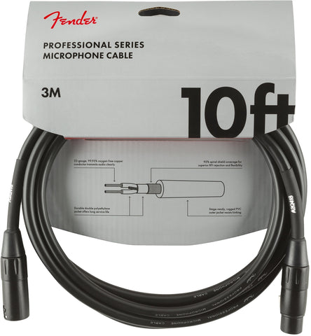 Fender Professional Series 10ft/3m XLR Cable