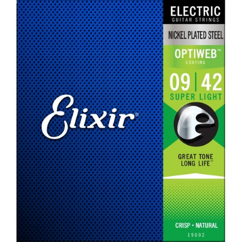 Elixir 19002 .009 Gauge Electric Guitar Strings