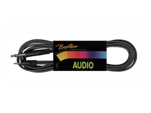 Boston Audio Cable, Black, Jack Stereo - Mini-Jack Stereo, 3.00 Meter