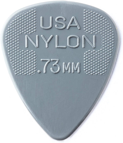 Dunlop 0.73mm Nylon Standard Pick, Light Grey