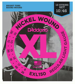 Daddario EXL150 . 010 Gauge Electric Guitar Strings (12 String Set)