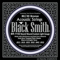 BlackSmith BR1152 Acoustic Strings 80/20 Bronze Custom Light (011 – 052)