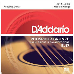 Daddario EJ17 . 013 Gauge Acoustic Guitar Strings