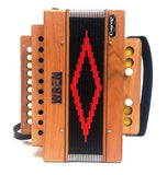 The Wren Wooden Melodeon (Key Of D)