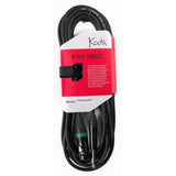 Koda MC20520 Microphone Cable, Professional 20FT/6M Mic Lead, XLR(F) – 6.35mm Mono Jack