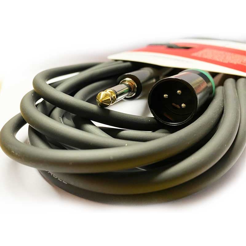 Koda 20FT/ 6M Professional Microphone Cable, XLR Male – 6.35mm Mono Ja ...