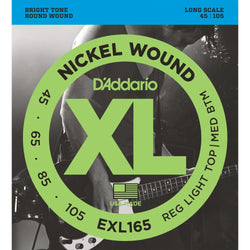 Daddario EXL165 .045 Gauge Electric Bass Guitar Strings