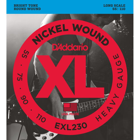 Daddario EXL230 .055 Gauge Electric Bass Guitar Strings
