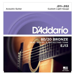 Daddario EJ13 . 011 Gauge Acoustic Guitar Strings