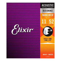 Elixir 11027 .011 Gauge Acoustic Guitar Strings
