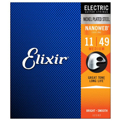 Elixir 12102 .011 Gauge Electric Guitar Strings