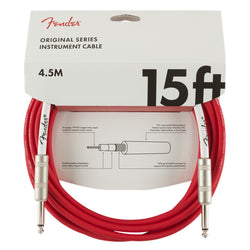 Fender Original Series 15ft/4.5m Candy Apple Red Instrument Cable