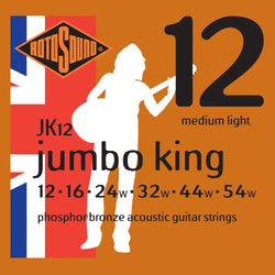 Rotosound JK12 .012 Gauge Acoustic Guitar Strings