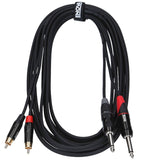 Enova 3 m RCA Jack Adapter cable stereo EC-A3-CLMPLM-3